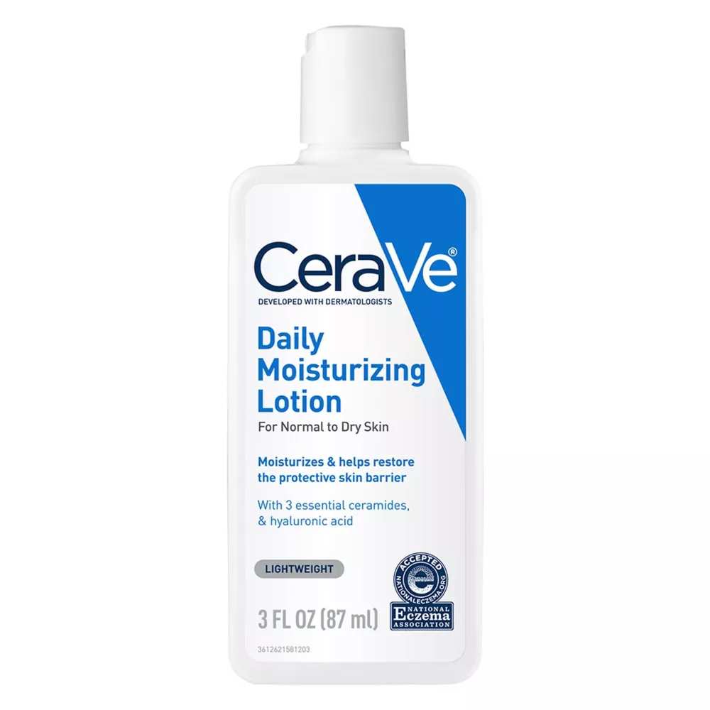 CeraVe - Daily Moisturizing Face and Body Lotion for Normal to Dry Skin - 3 Oz - 96 Pack