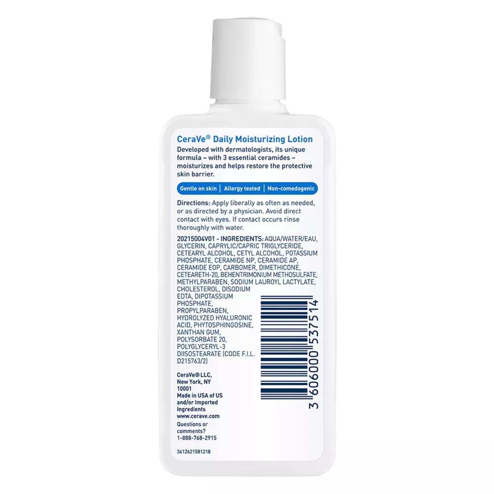 CeraVe - Daily Moisturizing Face and Body Lotion for Normal to Dry Skin - 3 Oz - 24 Pack