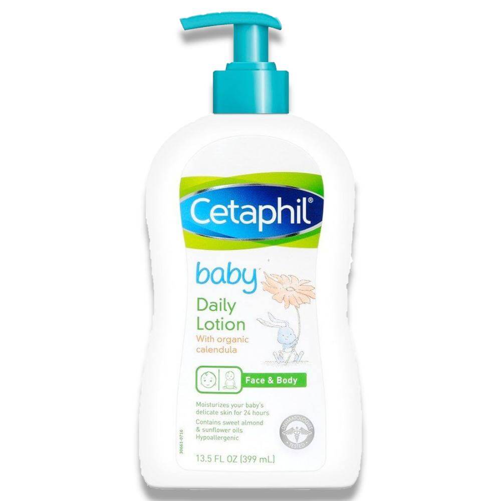 Cetaphil Baby Daily Lotion, Face & Body - 13.5 Oz - 12 Pack Contarmarket