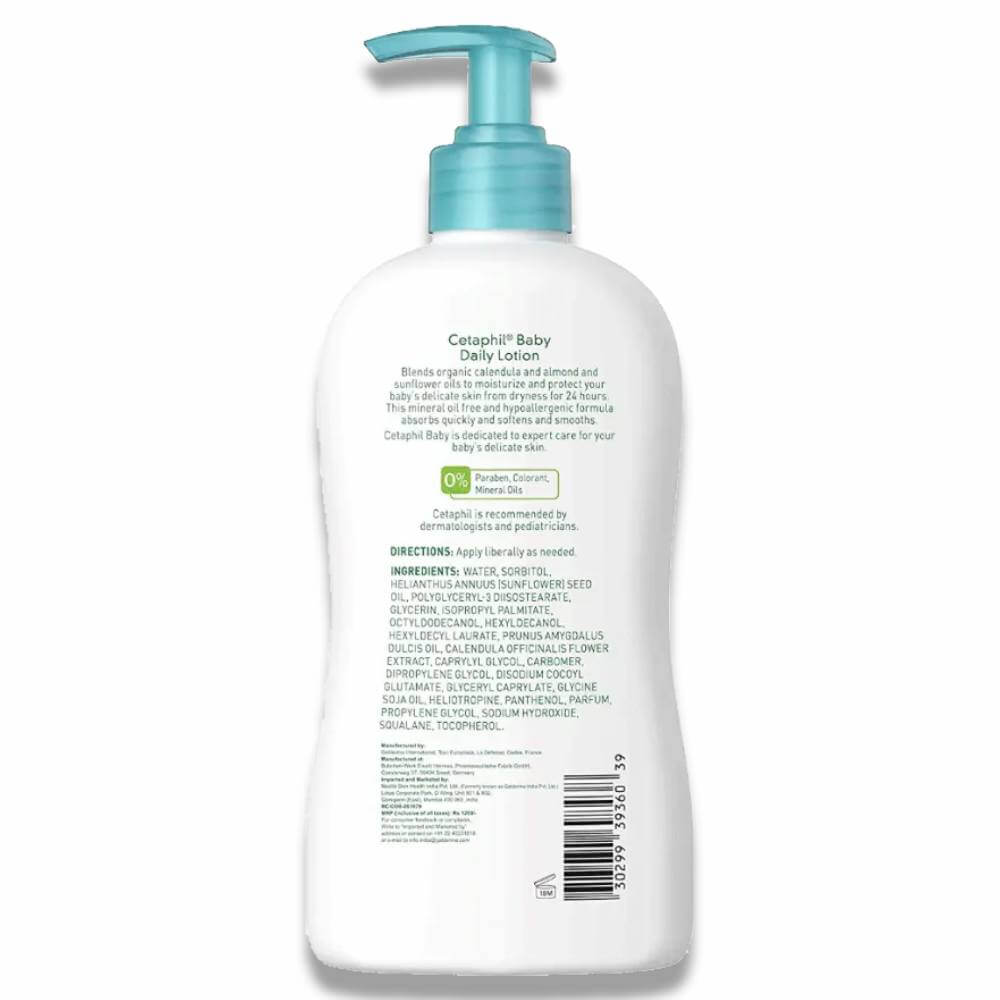 Cetaphil Baby Daily Lotion, Face & Body - 13.5 Oz - 12 Pack Contarmarket