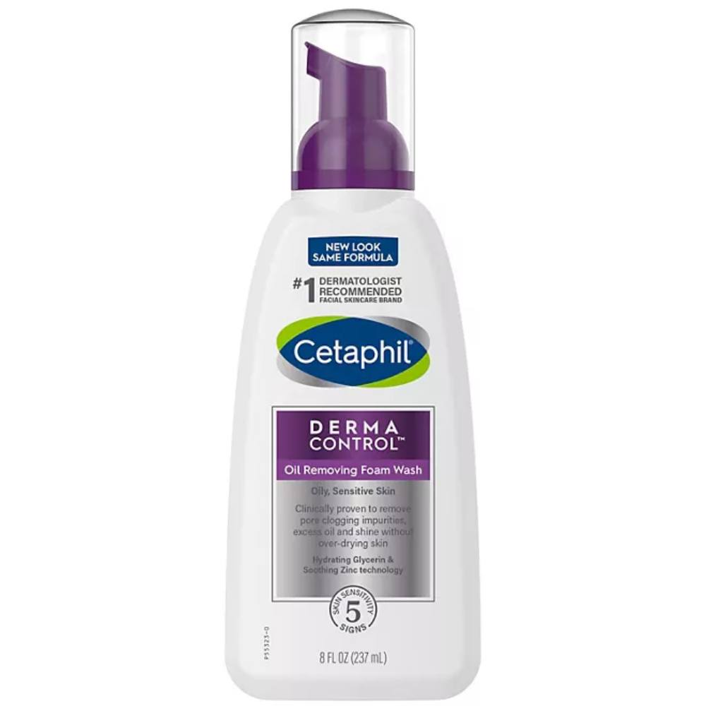 Cetaphil - Pro DermaControl Oil Removing Foam Wash - 8 Oz - 3 Pack