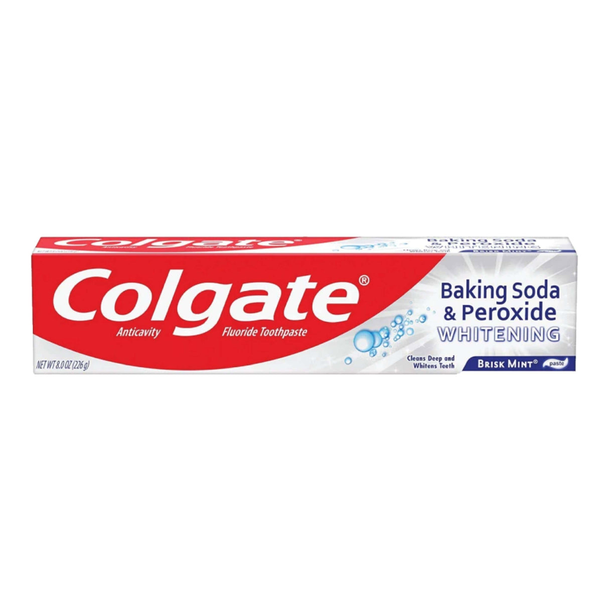 Colgate - Baking Soda & Peroxide Whitening 8oz ea -  5 Value Pack