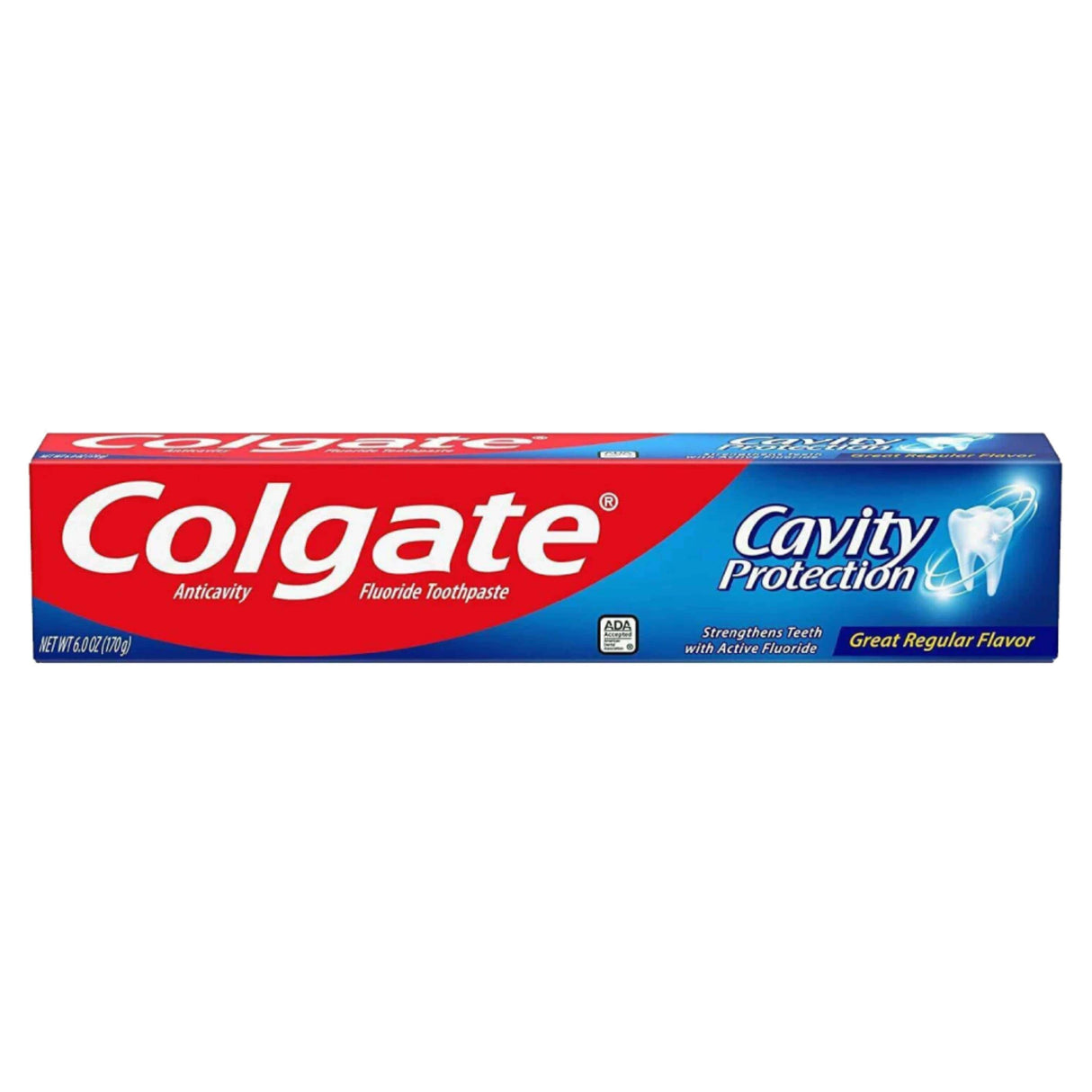 Colgate - Cavity Protection Toothpaste with Fluoride Regular 8 oz ae - 5 Value Pack -