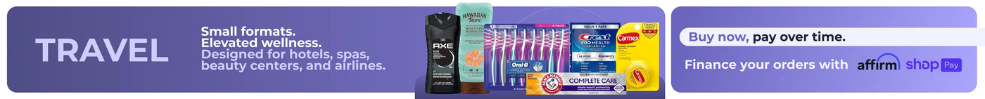 Wholesale travel size essentials