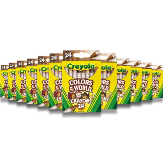 Crayola - Colors of the World Crayons - 24 Count - 48 Pack | Crayola - member5%