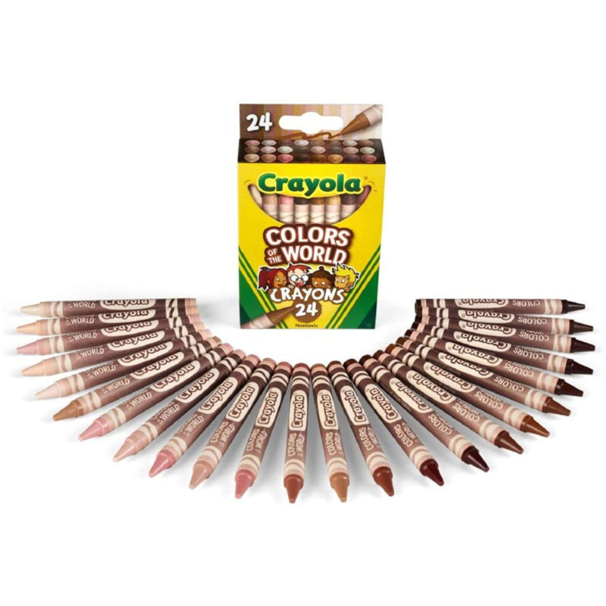 Crayola - Colors of the World Crayons - 24 Count - 48 Pack