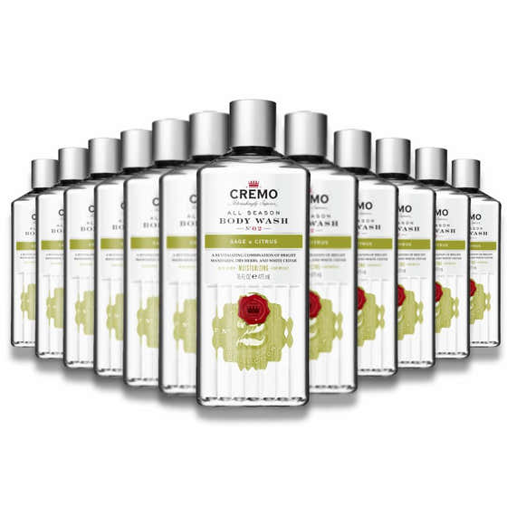 Cremo - Sage Citrus Body Wash  - 16 Oz - 12 Pack | Cremo - Soap Wholesale