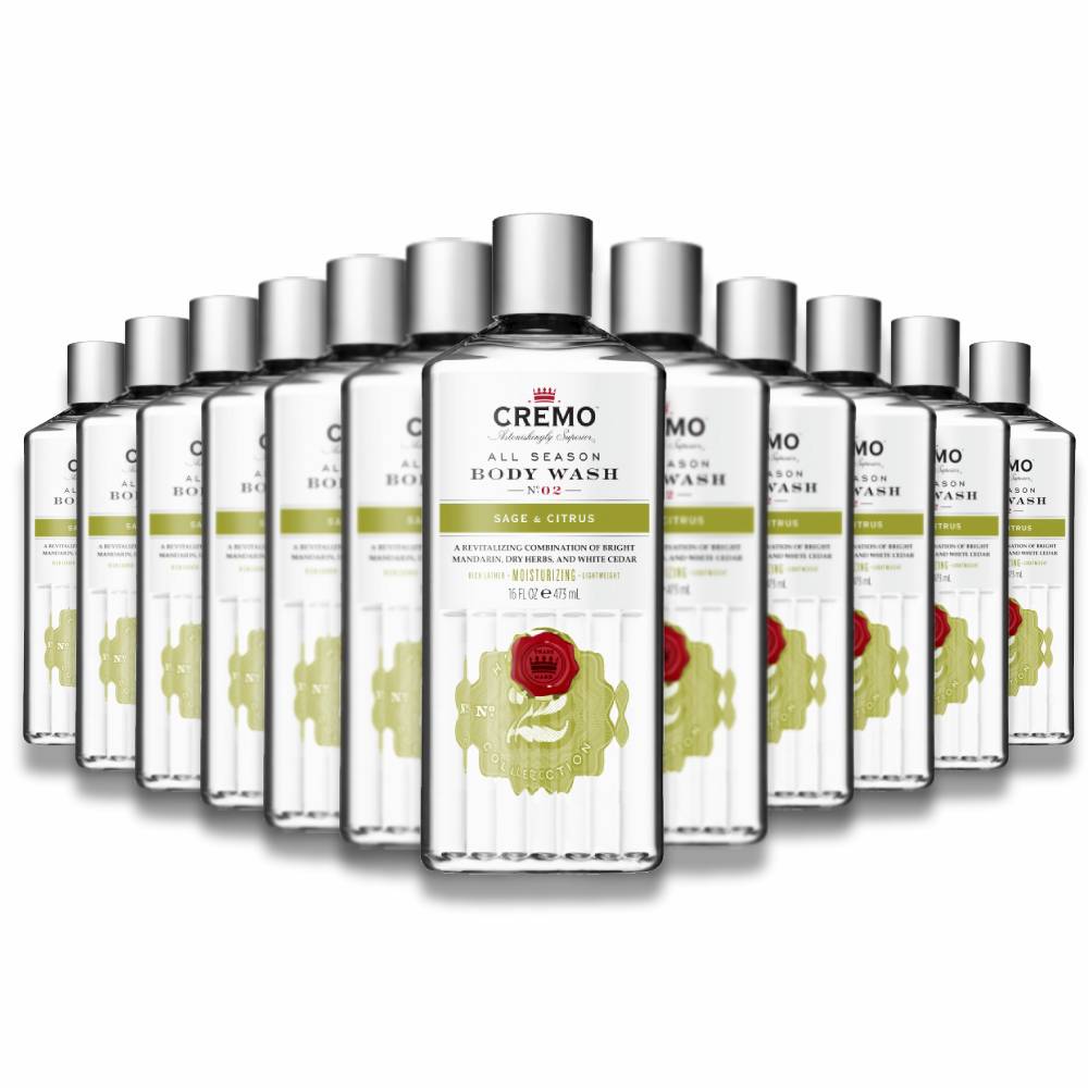 Cremo - Sage Citrus Body Wash  - 16 Oz - 12 Pack