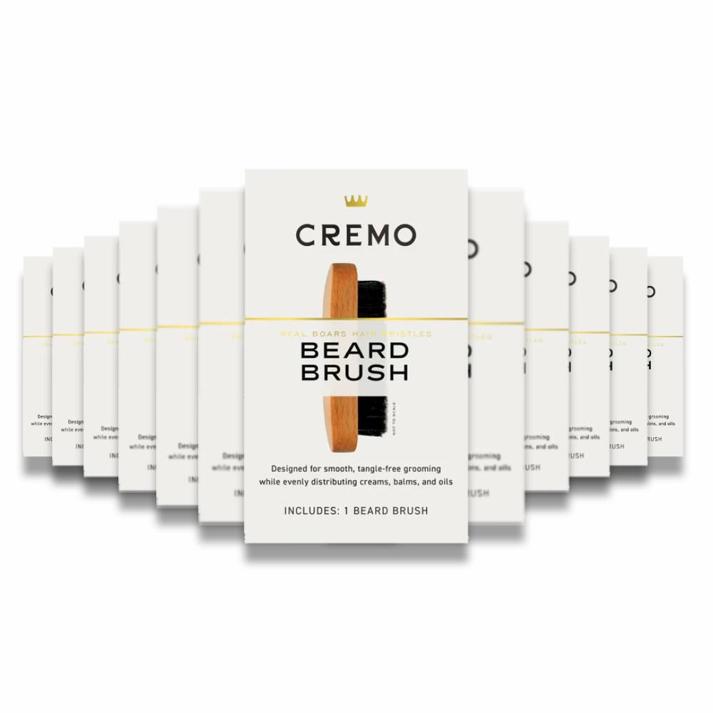 Cremo - Beard Brush, Boar Hair Bristle - 1 Ct Each - 12 Pack