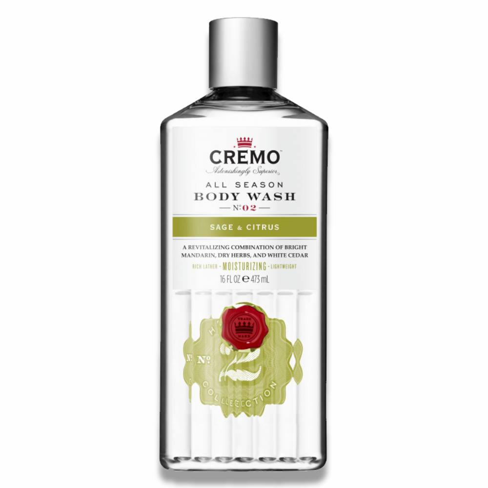 Cremo - Sage Citrus Body Wash  - 16 Oz - 12 Pack