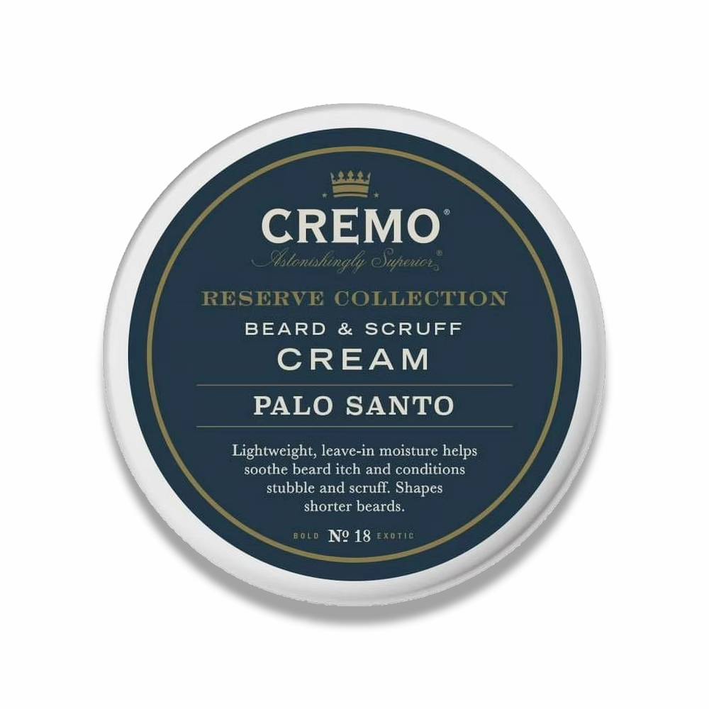 Cremo - Reserve Collection Beard and Scruff Cream, Palo Santo  4 Oz - 12 Pack