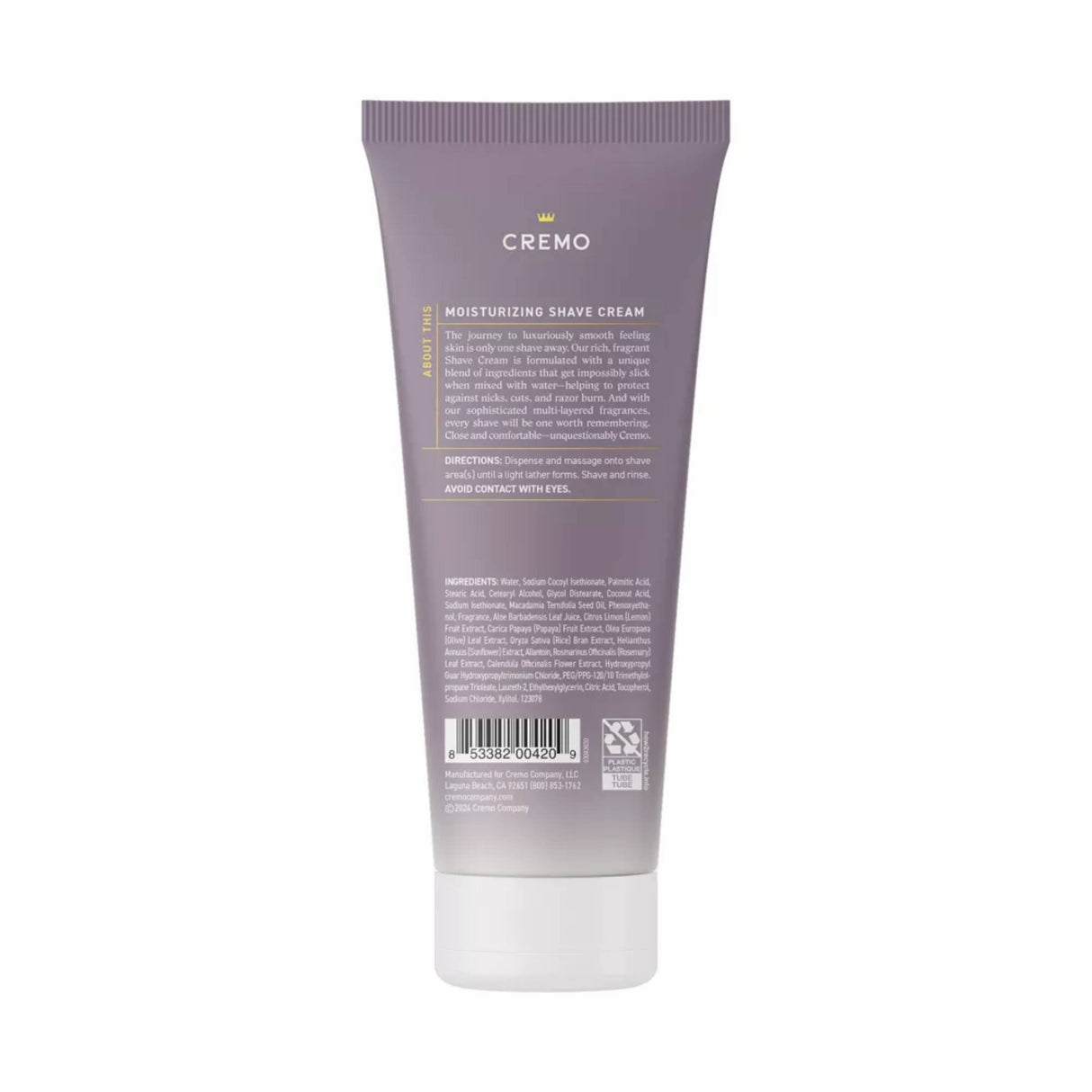 Cremo - Astonishingly Superior Shave Cream French Lavender 6 Fl Oz - 12 Pack