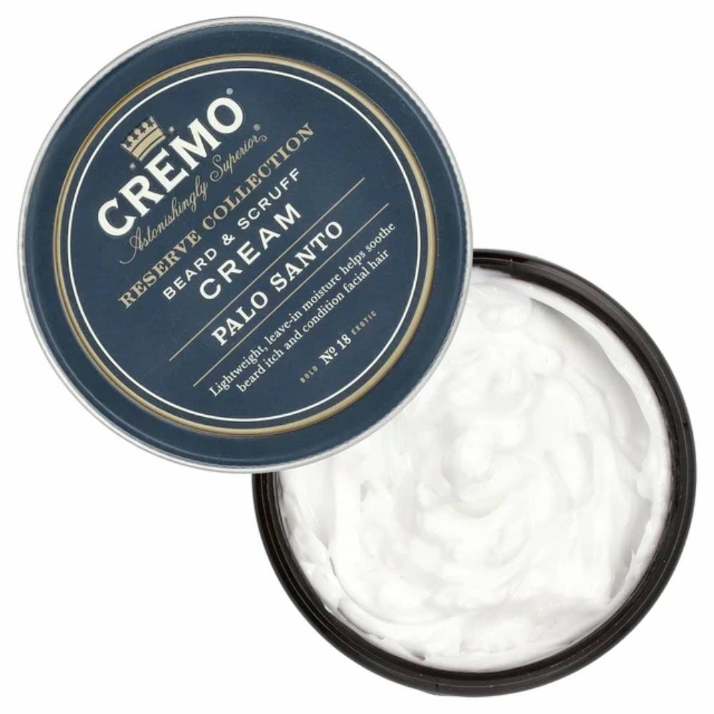 Cremo - Reserve Collection Beard and Scruff Cream, Palo Santo  4 Oz - 12 Pack