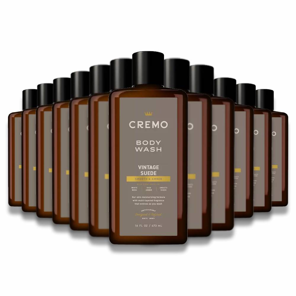 Cremo - Vintage Suede Body Wash - 16 Oz - 12 Pack