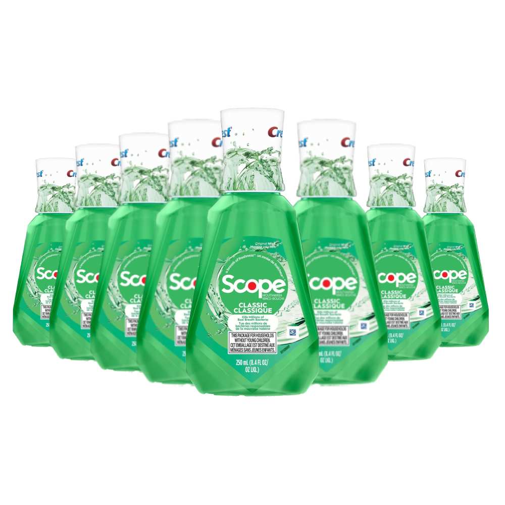 Crest - Scope Classic Original Mint - 8.4 Oz - 8 Pack