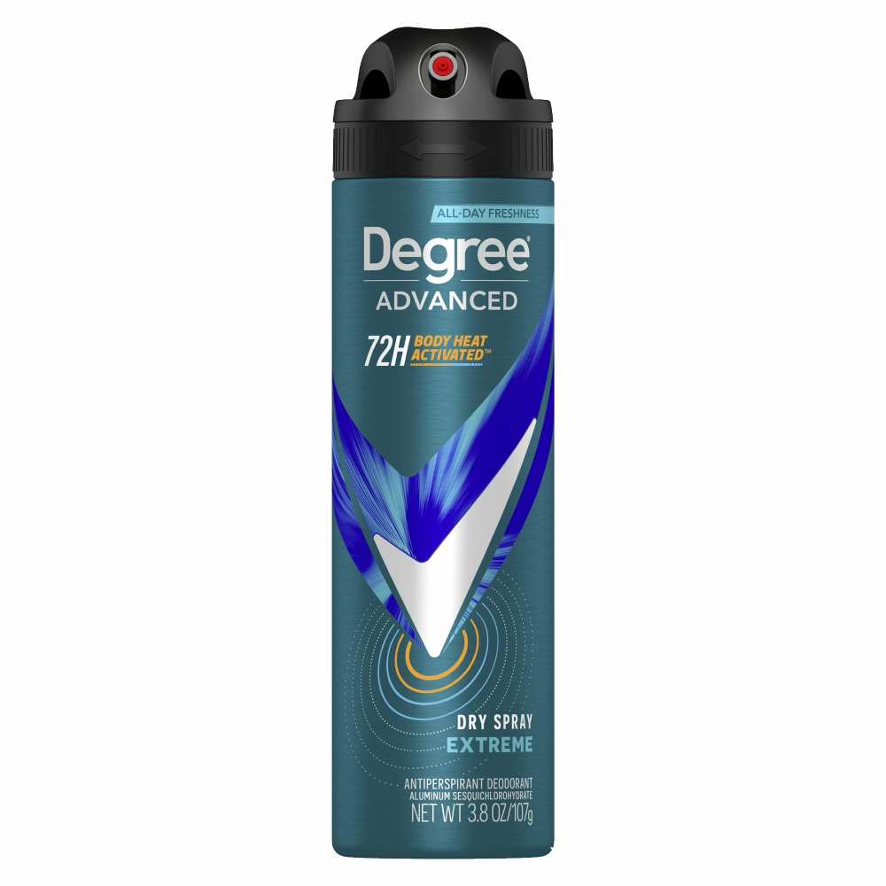 Degree Men Extreme MotionSense Dry Spray Antiperspirant Deodorant - 3.8 Oz - 12 Pack