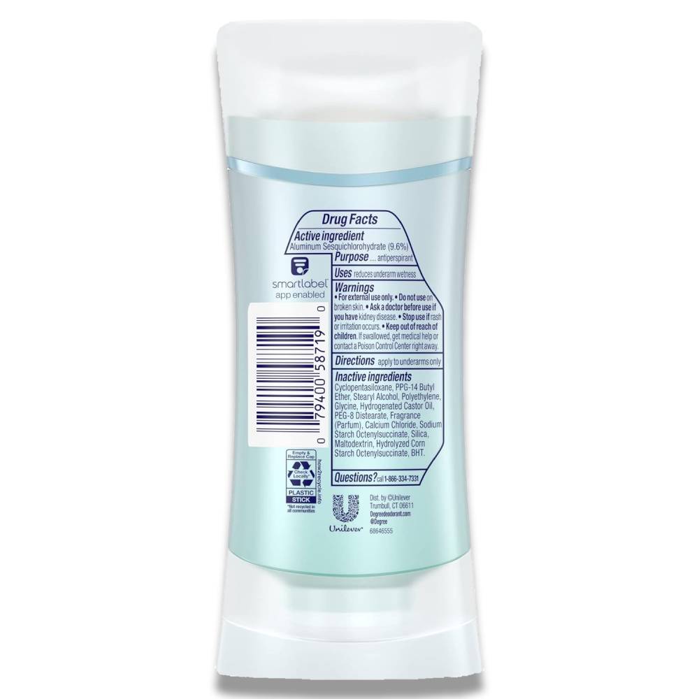 Degree Women Black+White UltraClear Antiperspirant Deodorant Stick, 2.6 oz - 12 pack