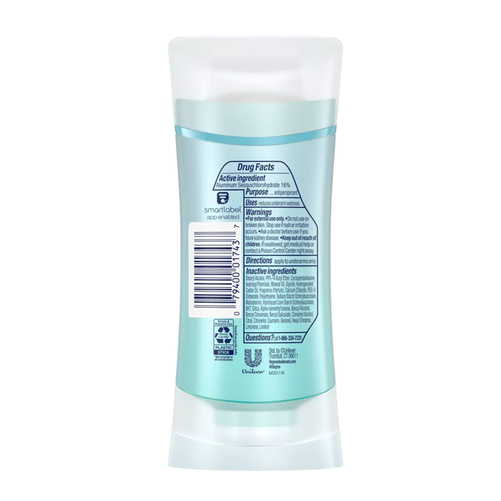 Degree - Antiperspirant & Deodorant Stick, Advanced Motionsense Sexy Intrigue - 2.6 Oz - 12 Pack