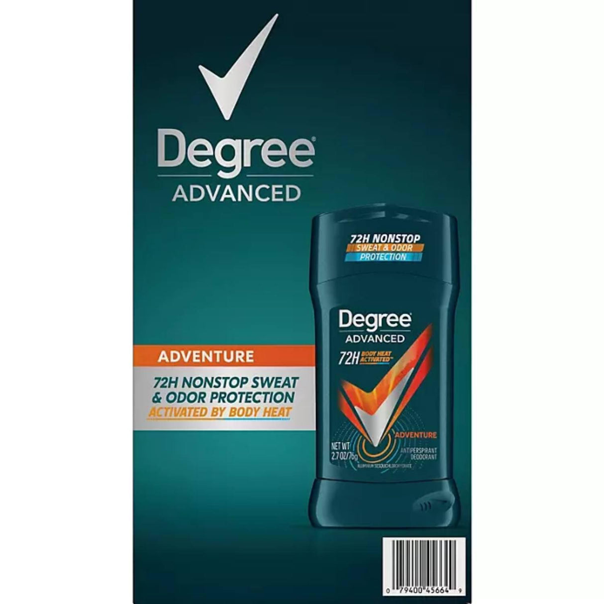 Degree Men Adventure Advanced Protection Anti-Perspirant 5 Pack - 2.7 Oz