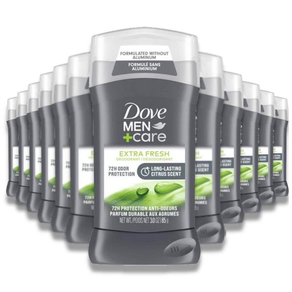Dove Men+Care Extra Fresh Deodorant - 12 Pack Contarmarket