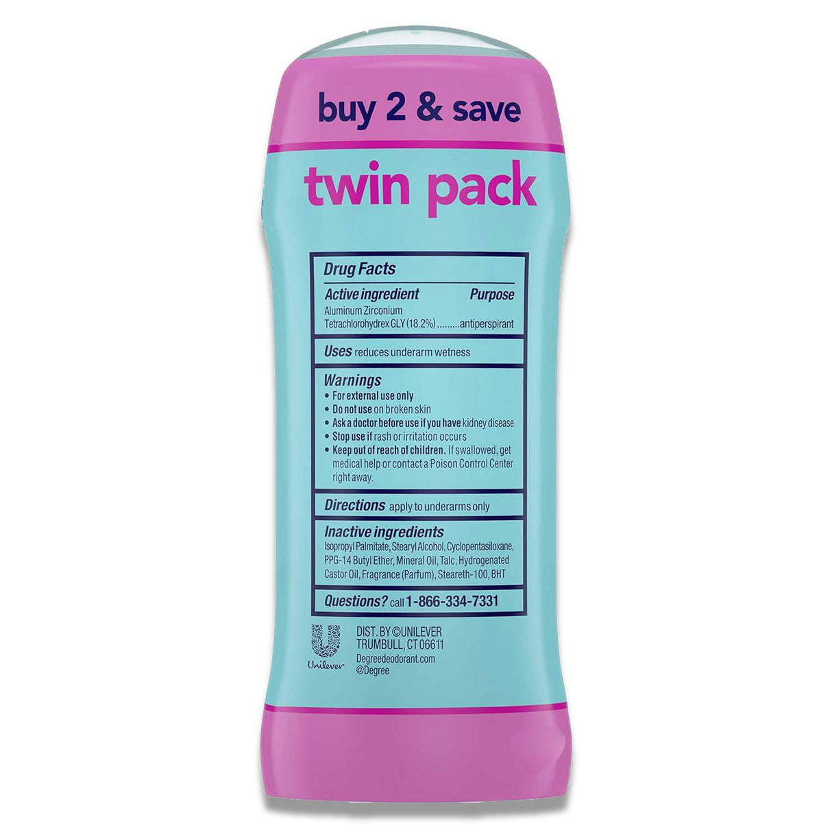 Degree Original Antiperspirant - Sheer Powder, 2.6 Oz - 6 Pack (2) Contarmarket