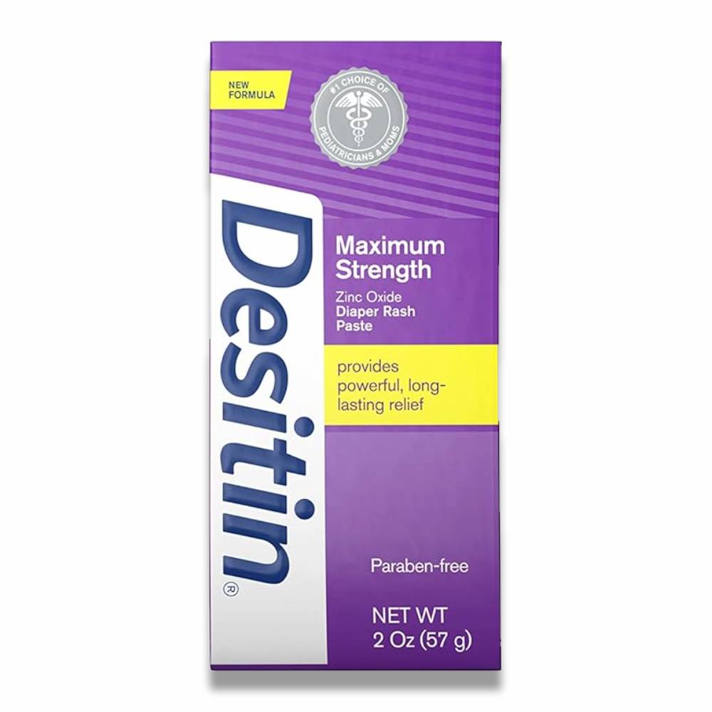 Desitin - Maximum Strength Baby Diaper Rash Cream with 40% Zinc Oxide for Treatment - 2 Oz - 36 Pack