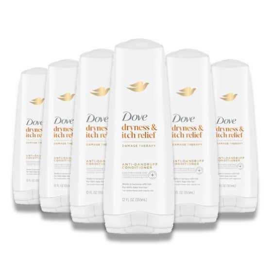 Dove - Beauty Dermacare Anti Dandruff Conditioner - 12 Oz - 6 Pack | Dove - Hair Care Wholesale