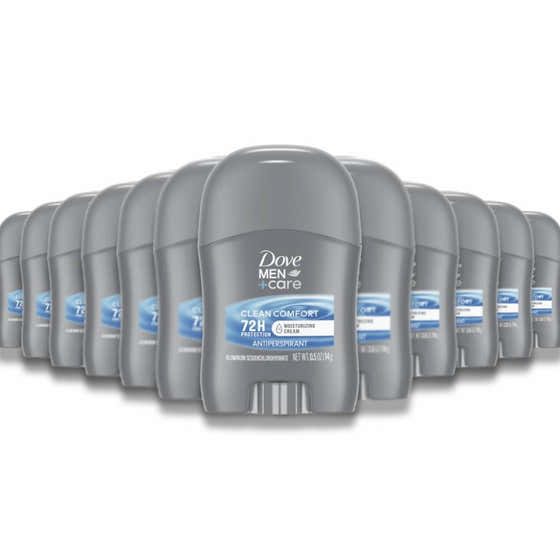 Dove - Men + Care, Clean Comfort, 72H Protection, Antiperspirant - 0.5 Oz - 36 Pack | Dove - Deodorant Wholesale