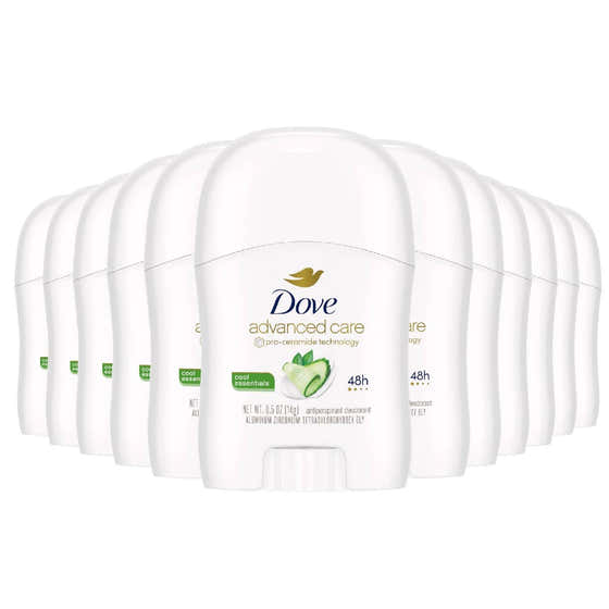 Dove Advanced Care Cool Essentials Antiperspirant Deodorant, 0.5 Oz - 36 Pack - Travel Size | Dove - Dove