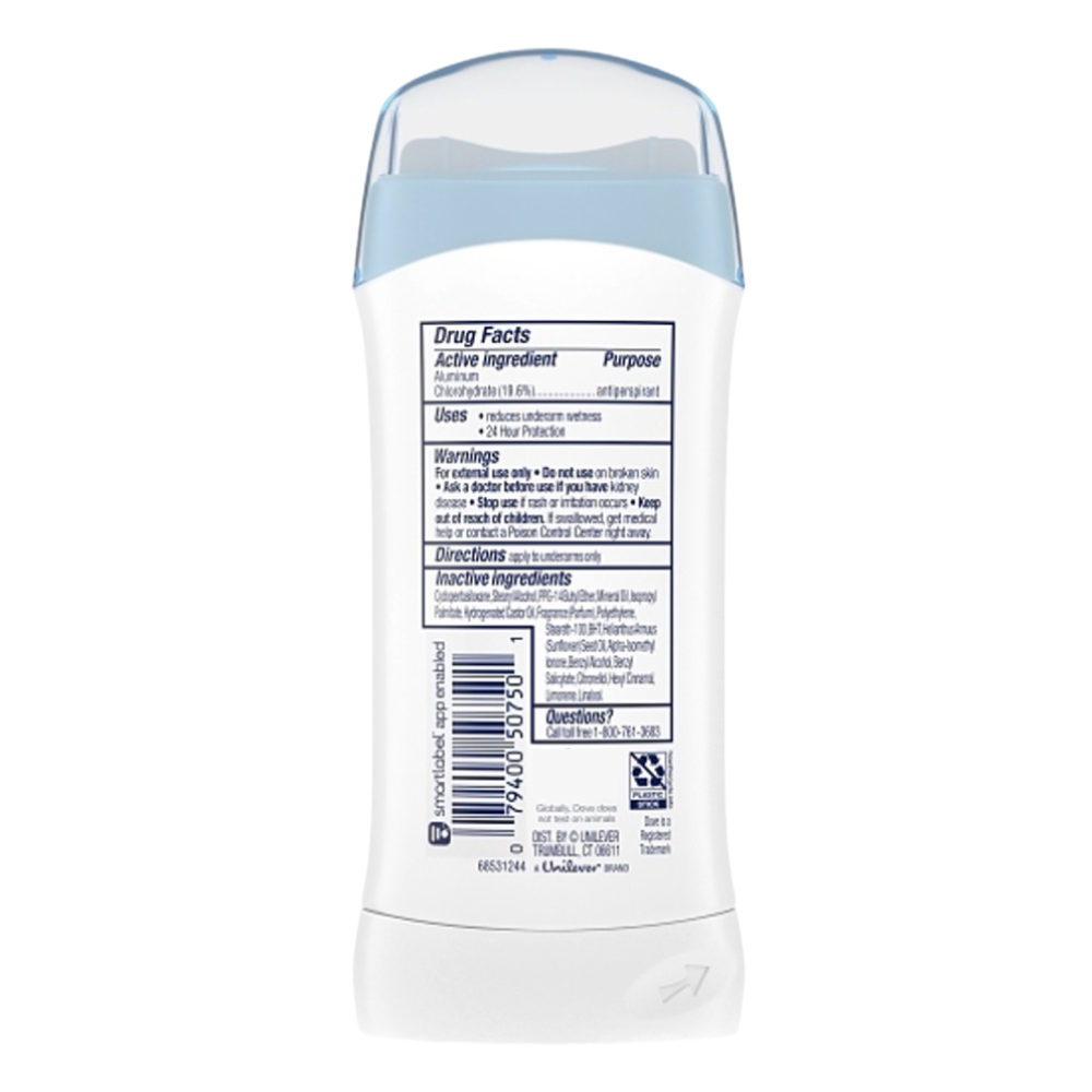 Dove - Deodorant  Fresh Invisible Solid 2.6 oz - 12 Pack