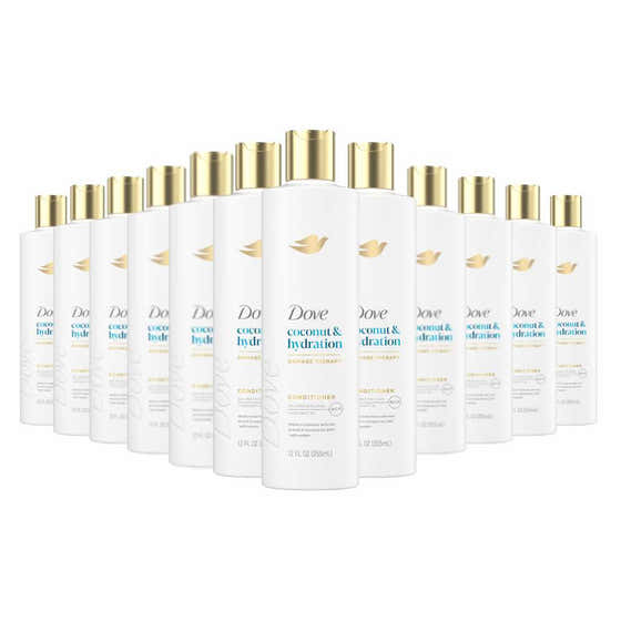 Dove - Coconut & Hydration Conditioner - 12 Oz - 6 Pack | Dove - Hair Care Wholesale