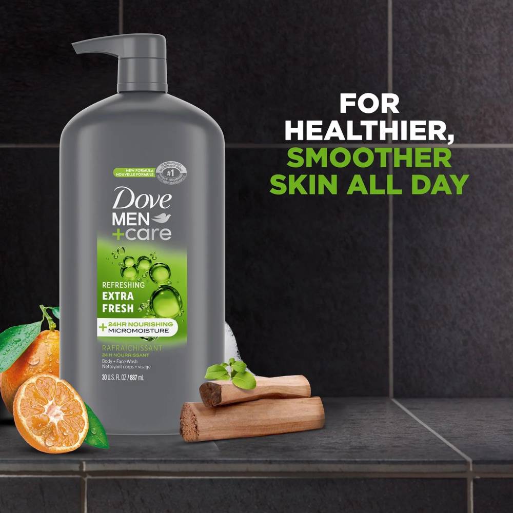 Dove Men+Care Extra Fresh Body Wash - 30 fl. Oz - 2 Pack