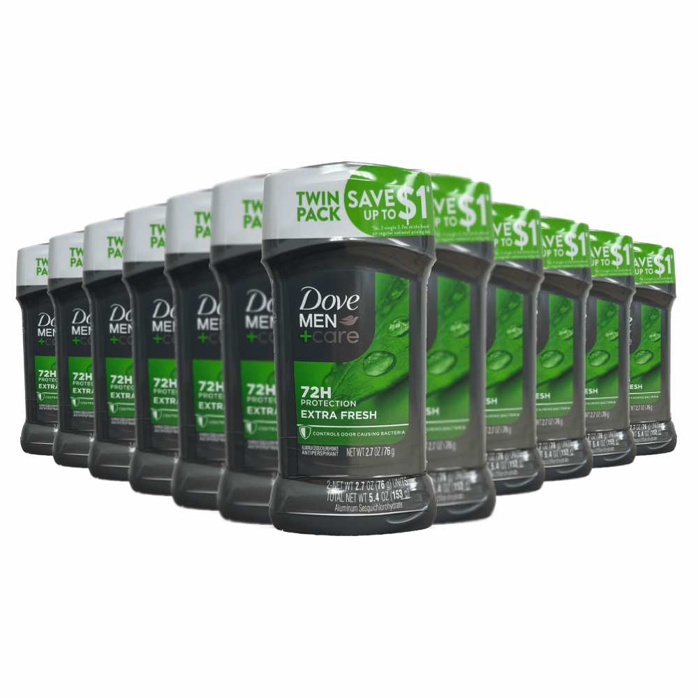 Dove - Men+Care Extra Fresh Antiperspirant, Twin Pack - 5.4 Oz - 6 Pack