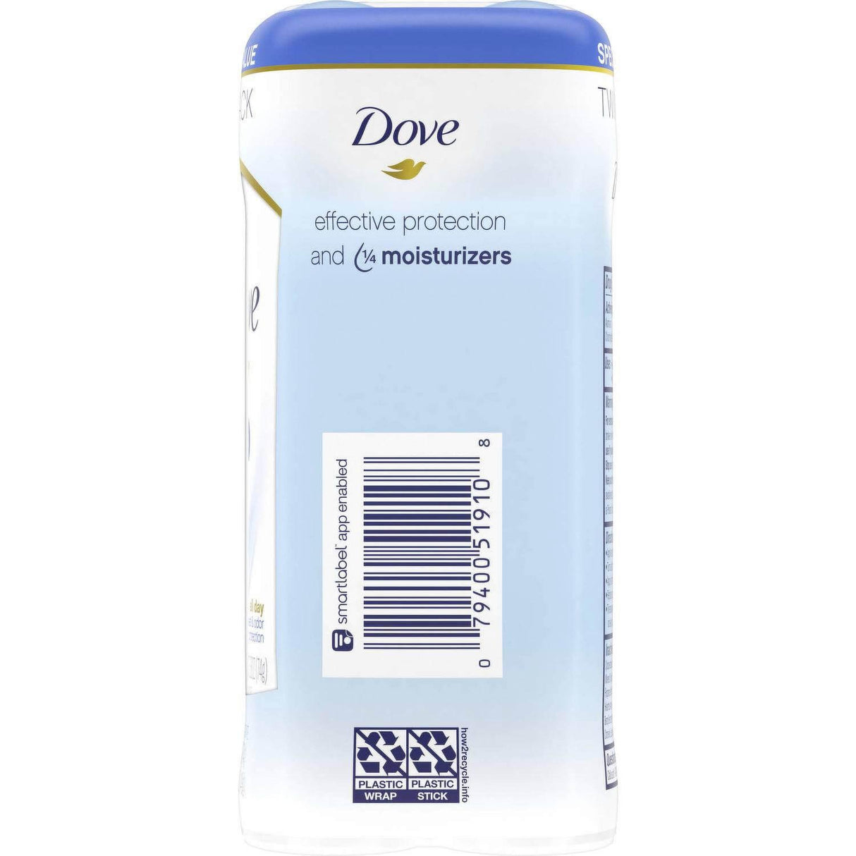 Dove Invisible Solid Antiperspirant Deodorant Stick, Original Clean - 2.6 Oz - 6 Pack Contarmarket