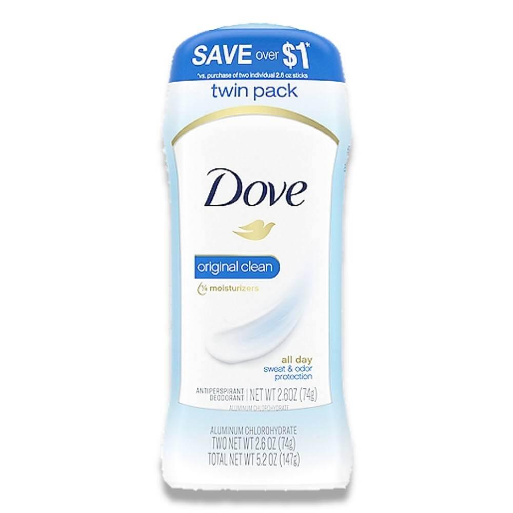 Dove Invisible Solid Antiperspirant Deodorant Stick, Original Clean - 2.6 Oz - 6 Pack Contarmarket