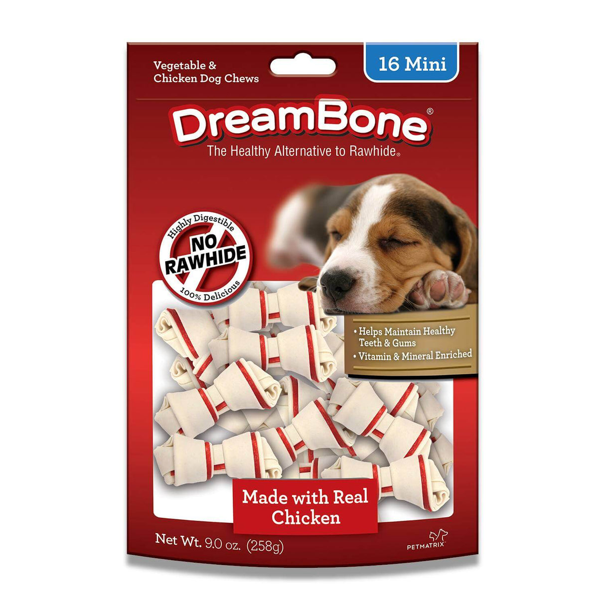 DreamBone - Mini Dog Chews, Chicken - 16 Ct - 24 Pack