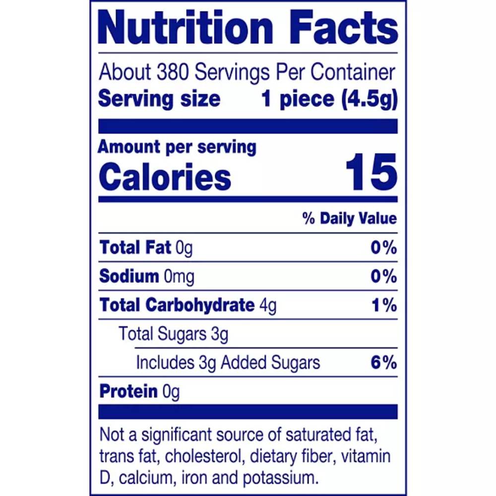 Dubble Bubble - Bubble Gum Tub, Original Flavor - 380 Pcs