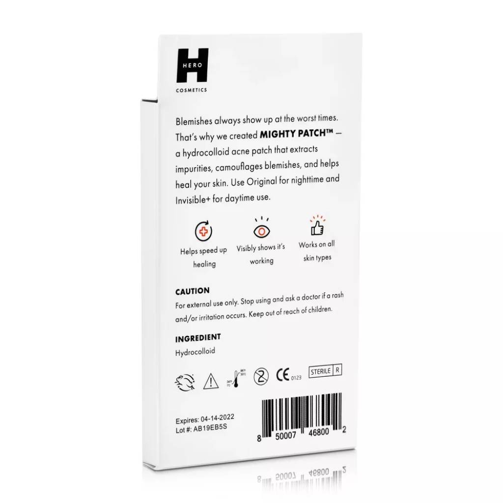 Hero Cosmetics - Mighty Acne Pimple Patch Duo - 12 Ct Each - 24 Pack