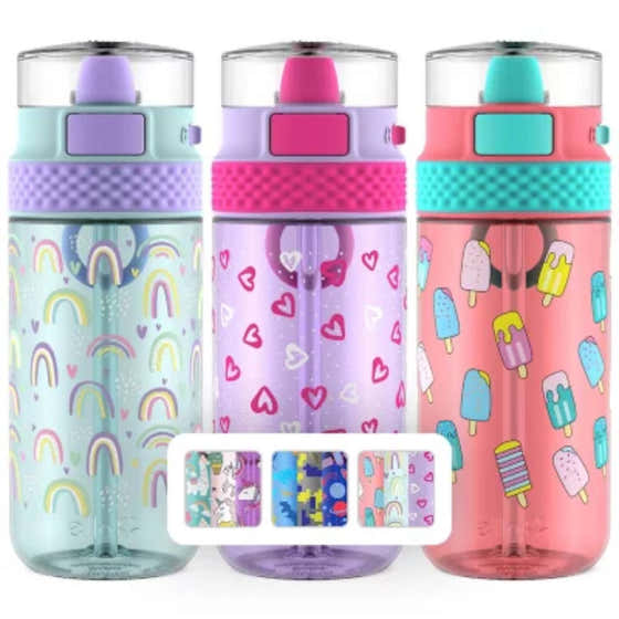 Ello Stratus Tritan Water Bottle-Sweet Love - 16 Oz - 3 Pack | Ello - Baby