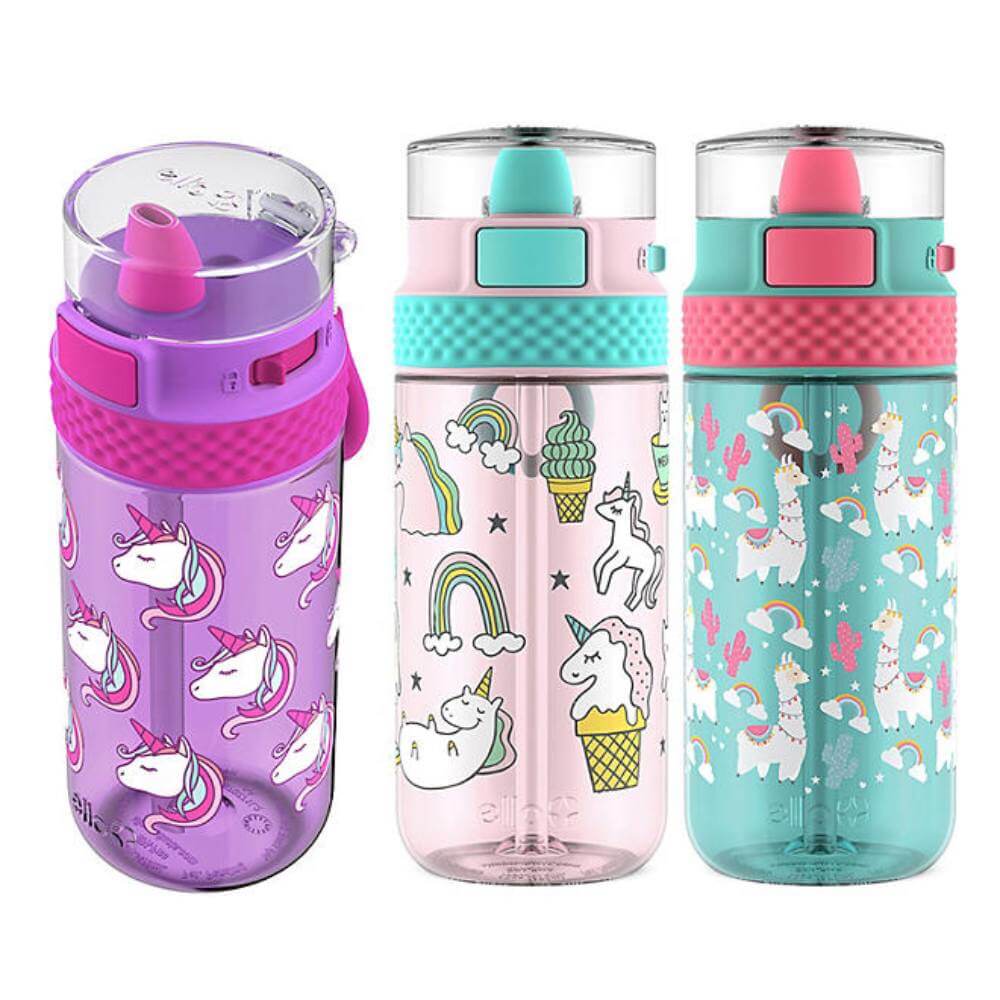 Ello Stratus 16oz Tritan Water Bottle - 3 Pack, Assorted Colors, 16 Oz Contarmarket