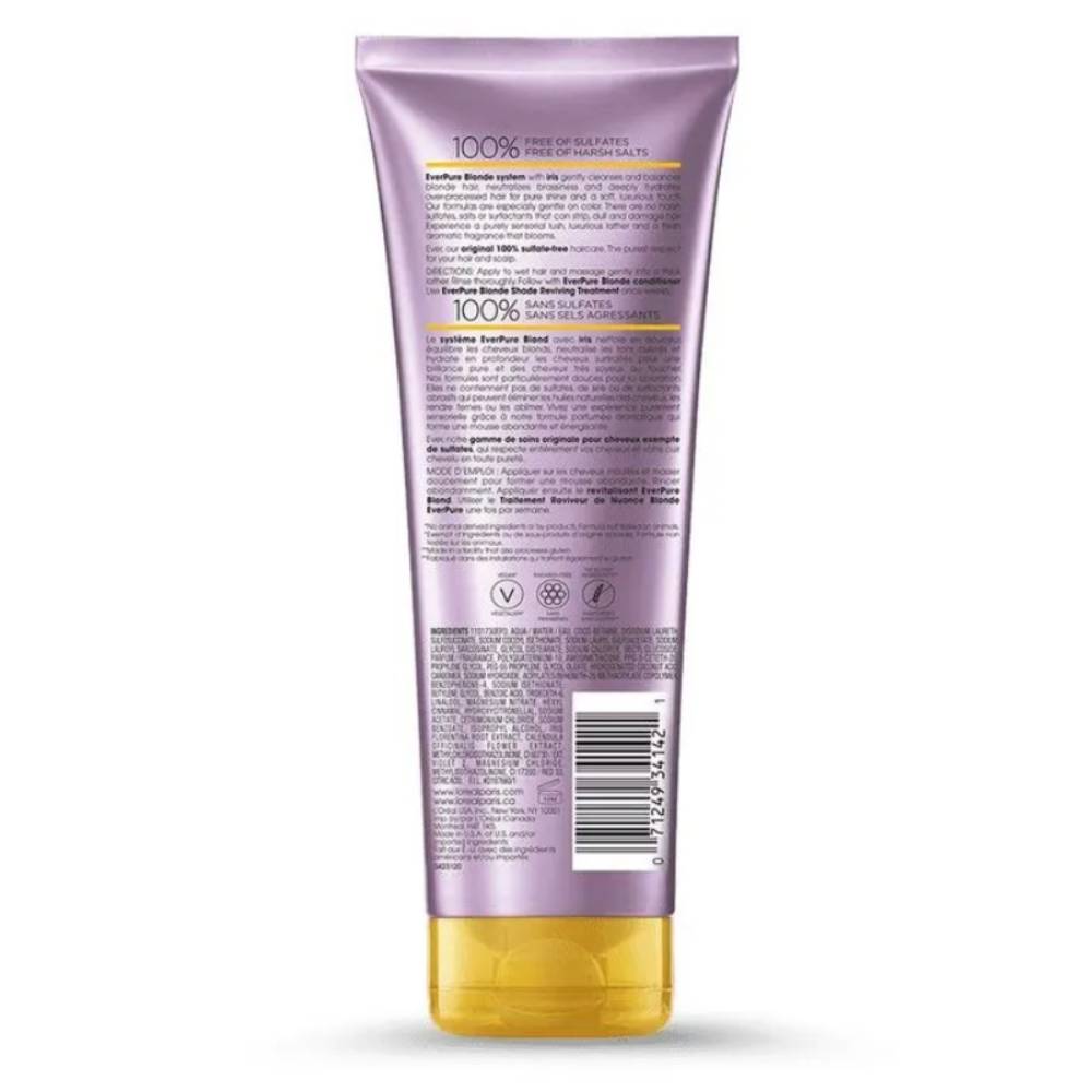 L'Oreal - Paris EverPure Sulfate Free Blonde Shampoo - 8.5 Oz - 6 Pack