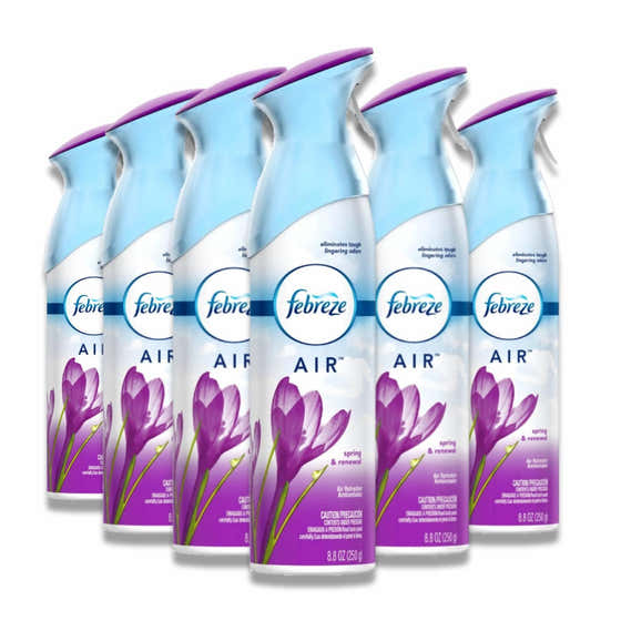 Febreze -Air Freshner with Pump, Spring and Renewal - 8.8 Oz - 6 Pack | febreze - Febreze