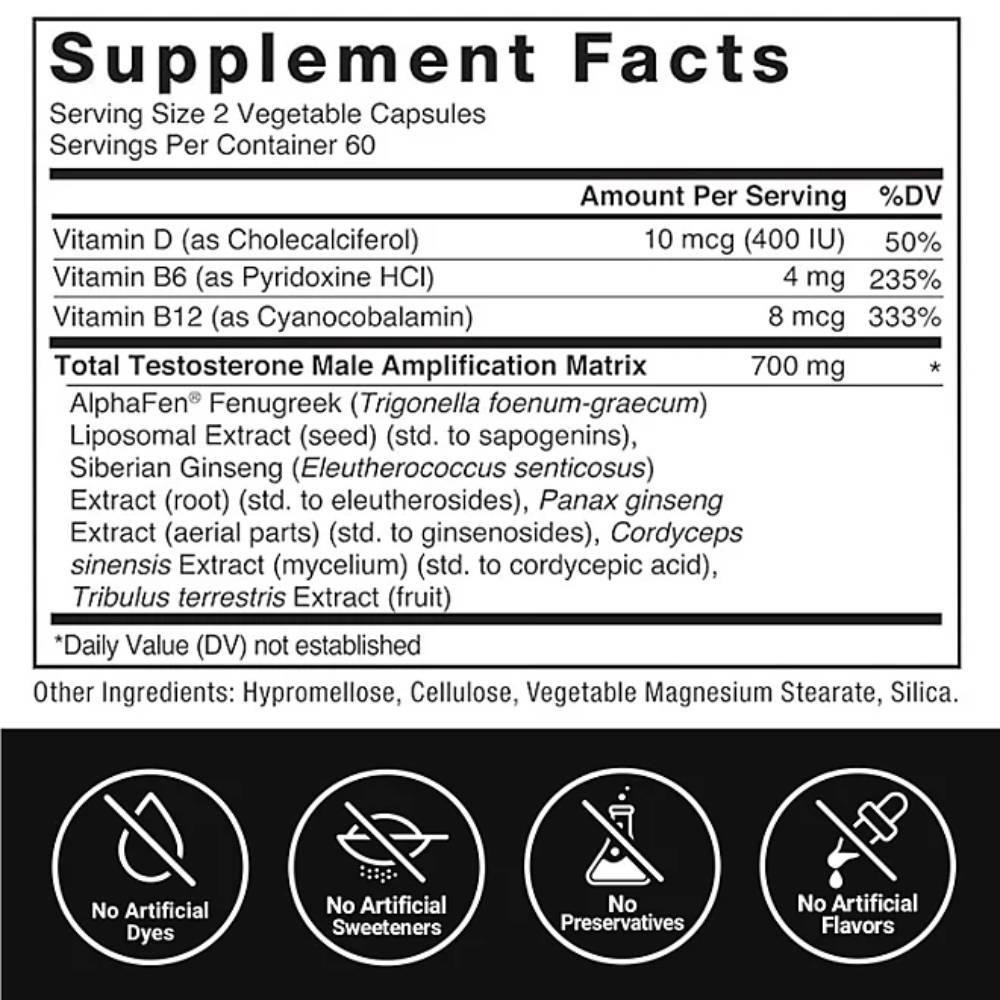 Force Factor - Test X180 Legend Testosterone Booster Capsules - 120 Count Each