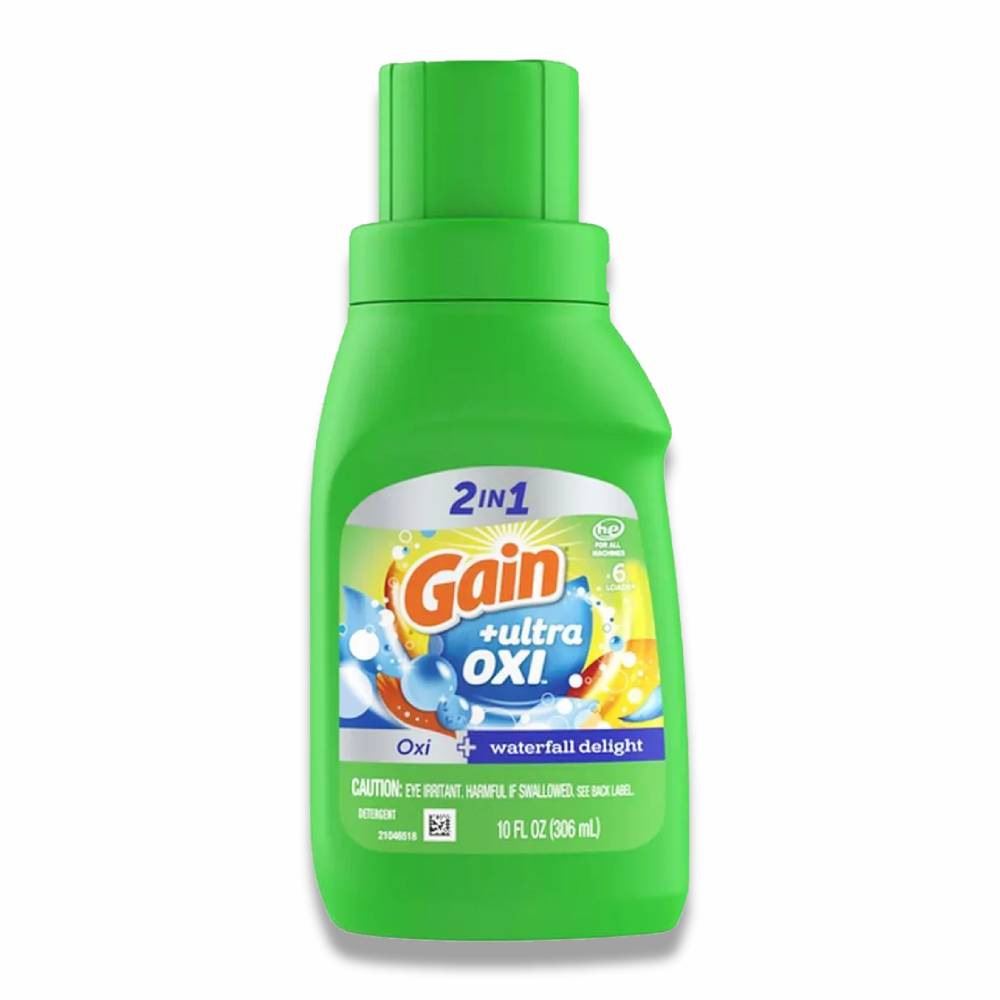 Gain - Ultra +Oxi Liquid Laundry Detergent - 10 Oz - 12 Pack