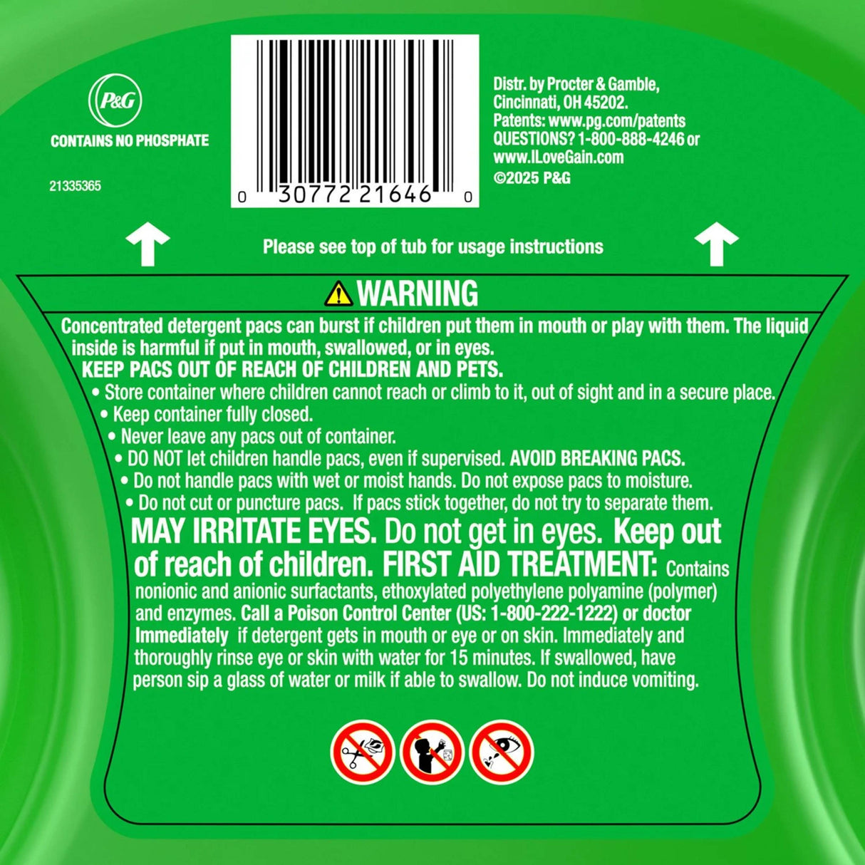 Gain - Flings Tango Twist Laundry Detergent Pacs, Rose + Hibiscus Scent - 108 Count