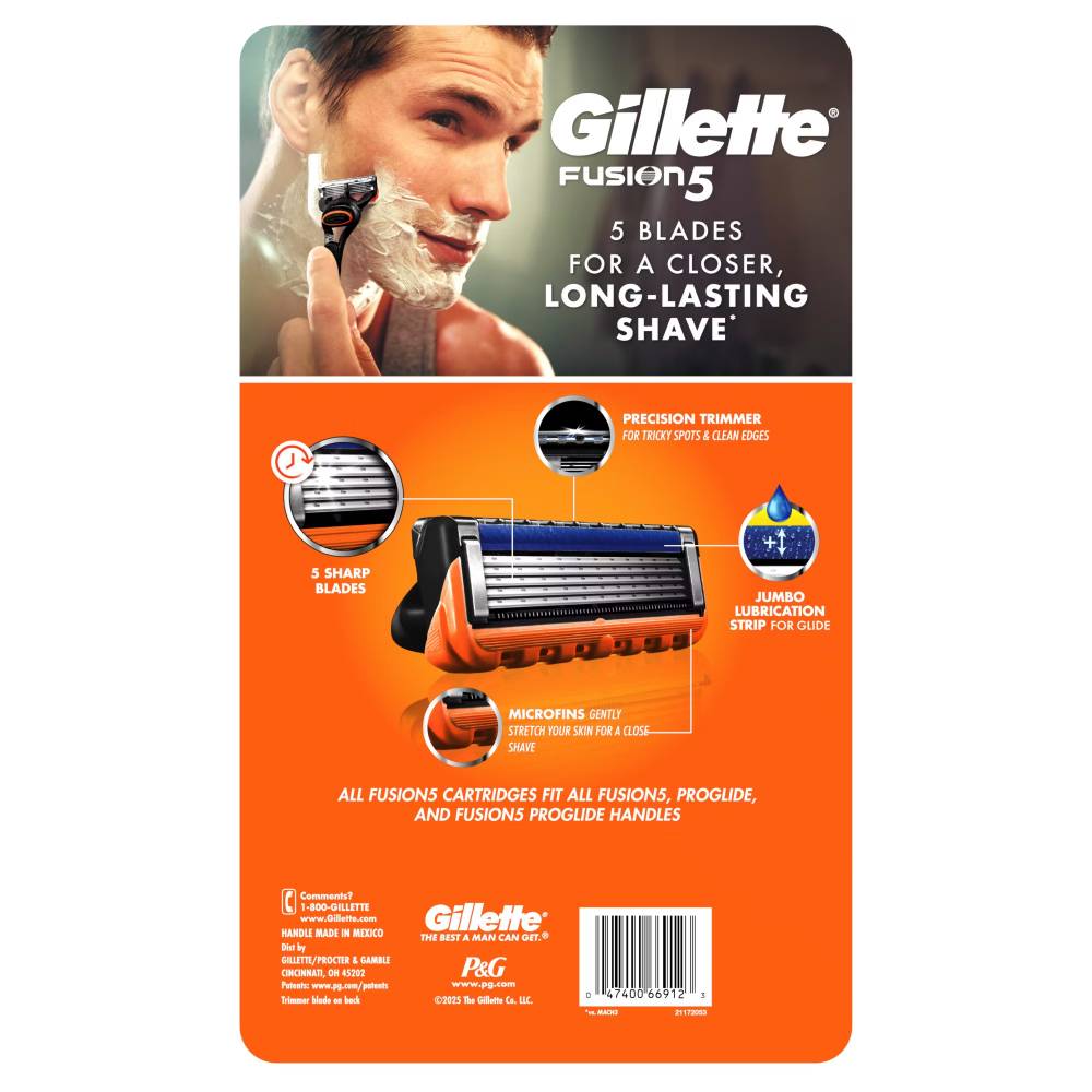 Gillette Fusion5 Men's Razor Handle + 9 Cartridges