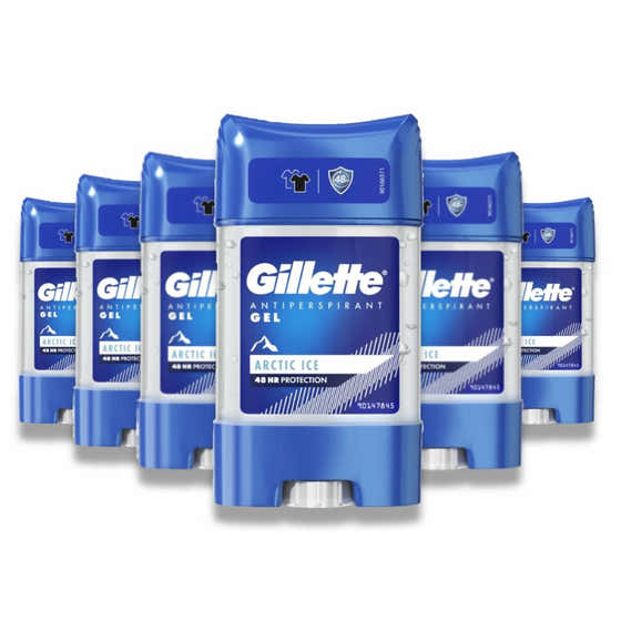 Gillette - Deodorant Artic Ice Bulk - 70 ml/ 2.36 fl oz - 6 Pack | Gillette - member5%