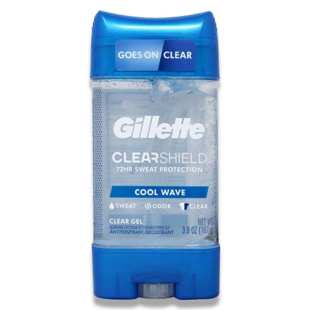 Gillette Anti-Perspirant & Deodorant Clear Gel Cool Wave 3.8 Oz - 120 Pack