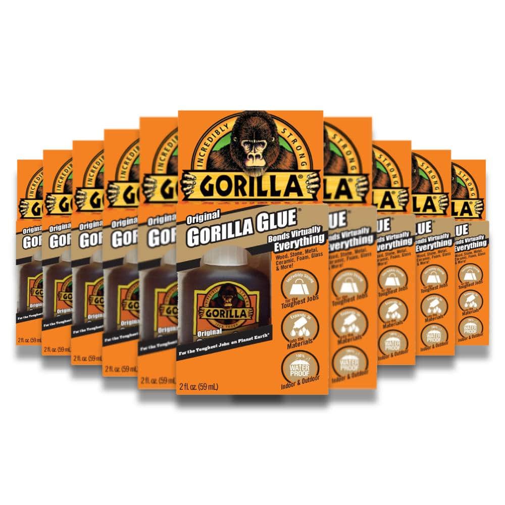 Gorilla -  Glue Original Glue - 2 Oz - 10 Pack