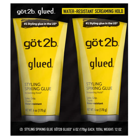 Got2b - Glued Styling Spiking Hair Gel - 6 Oz - 2 Pack | Got2b - Hair Care Wholesale